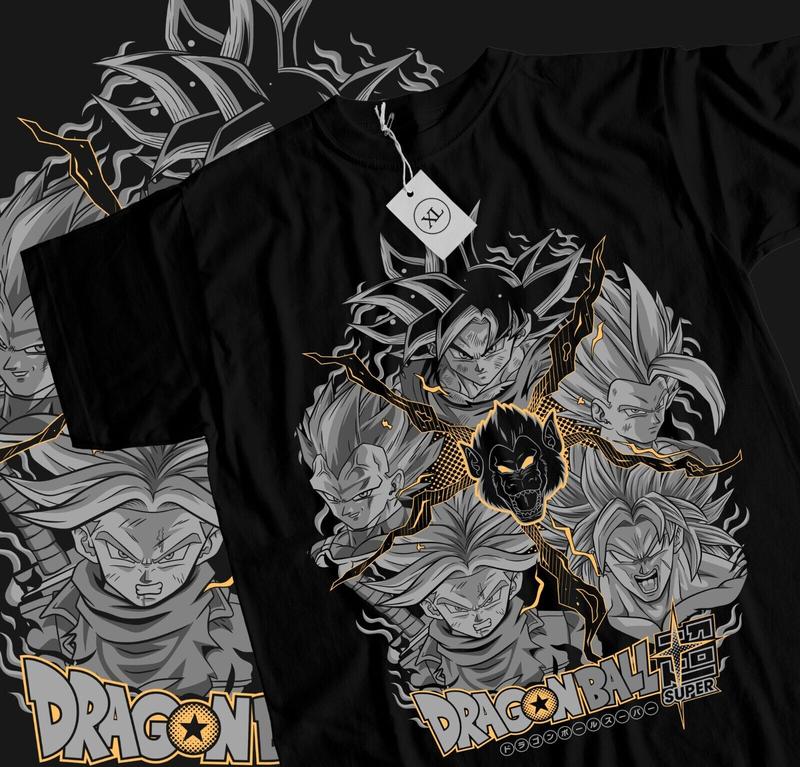 Dragon Ball Z T-Shirt Son Goku Vintage Gohan Trunks Exclusive Shirt All Size