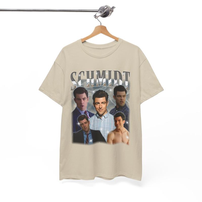 Nick Miller & Winston Schmidt College Retro T-Shirt , Schmidt Shirt, Schmidt Vintage Tshirt,  Tee Top Funny TV Icon Gift, Nick Miller Retro Shirt M3