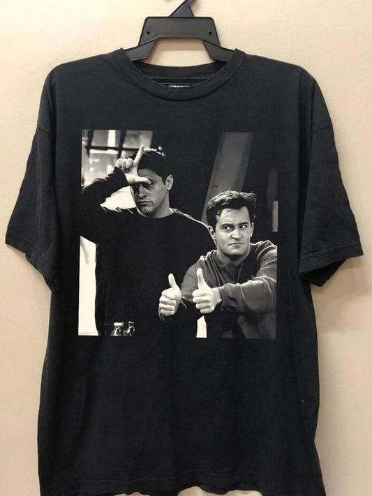 Chandler Bing T-Shirt, Unisex Cotton Tee, Matthew Perry Shirt, Meme Shirt, Funny Shirt