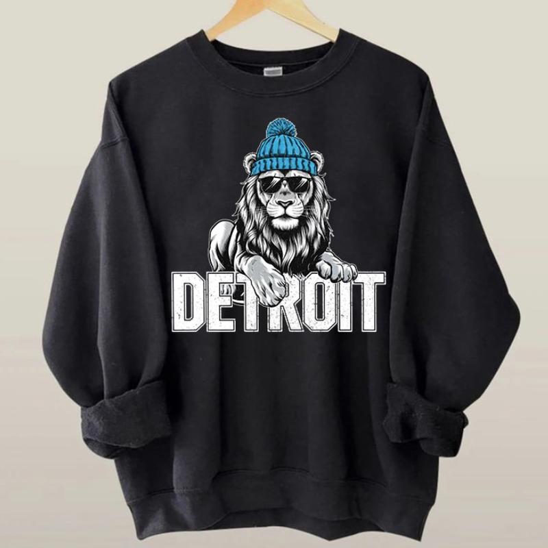 Detroit Football Sweatshirt, Detroit Football Shirt, Sunday Football, Detroit Game Day Crewneck