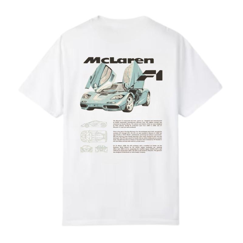 McLarennn F1 Tee T-Shirt, Car Enthusiast T-Shirt, Car Clothing