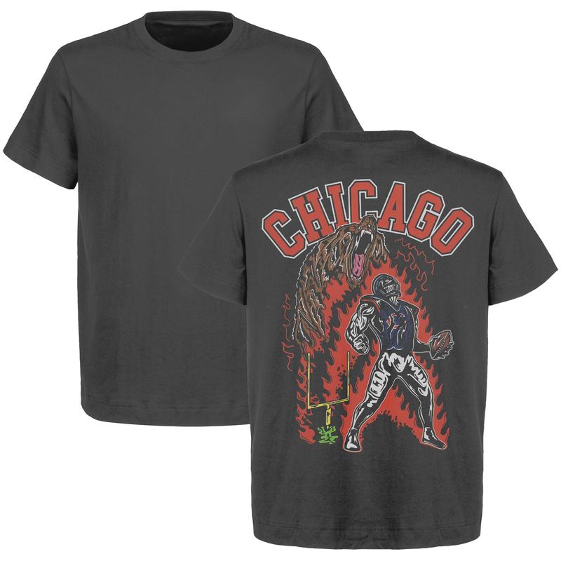 Chicago Deadman’s Football Limited Edition Graphic T-Shirt – Heavy Cotton, Unisex American Football Merch, Streetwear Style