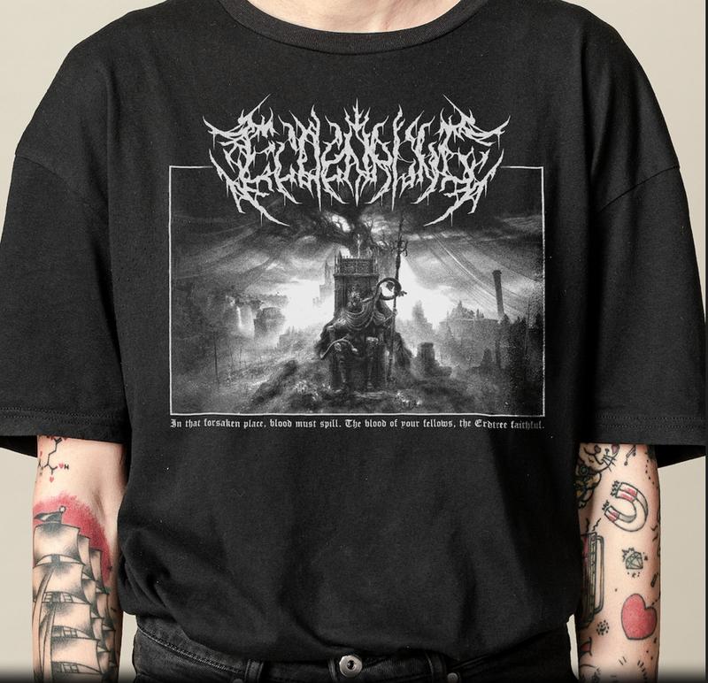 Shadow of the Erdtree T-Shirt, Elden Ring FromSoftware Unisex Metal Style Game Shirt, video games sweatshirt, fire of elden, The Warrior, Messmer Tee,