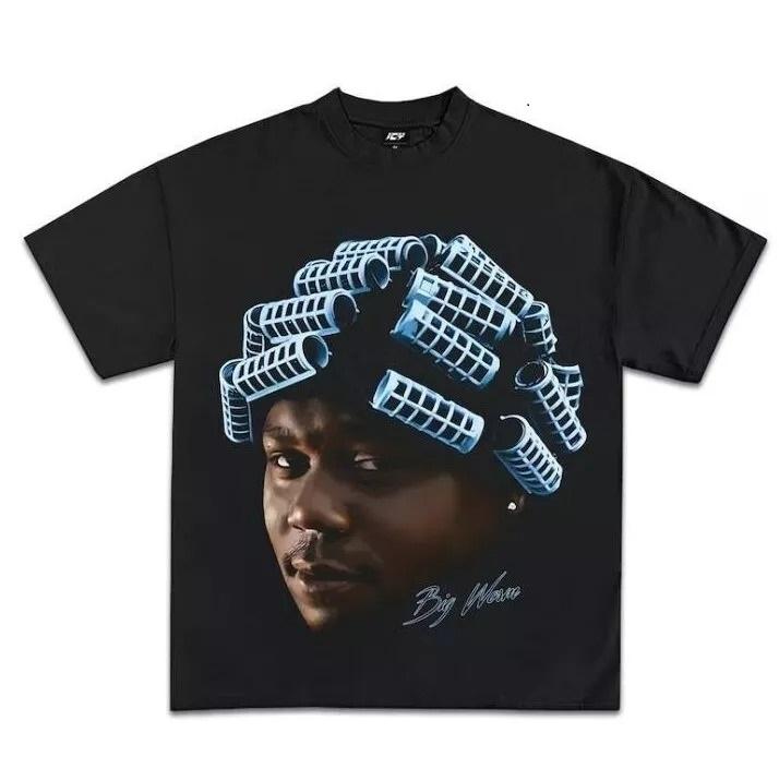 BIG WORM T-SHIRT Rap Tee Concert Hip Hop Shirt, Gift For Fans S-5XL