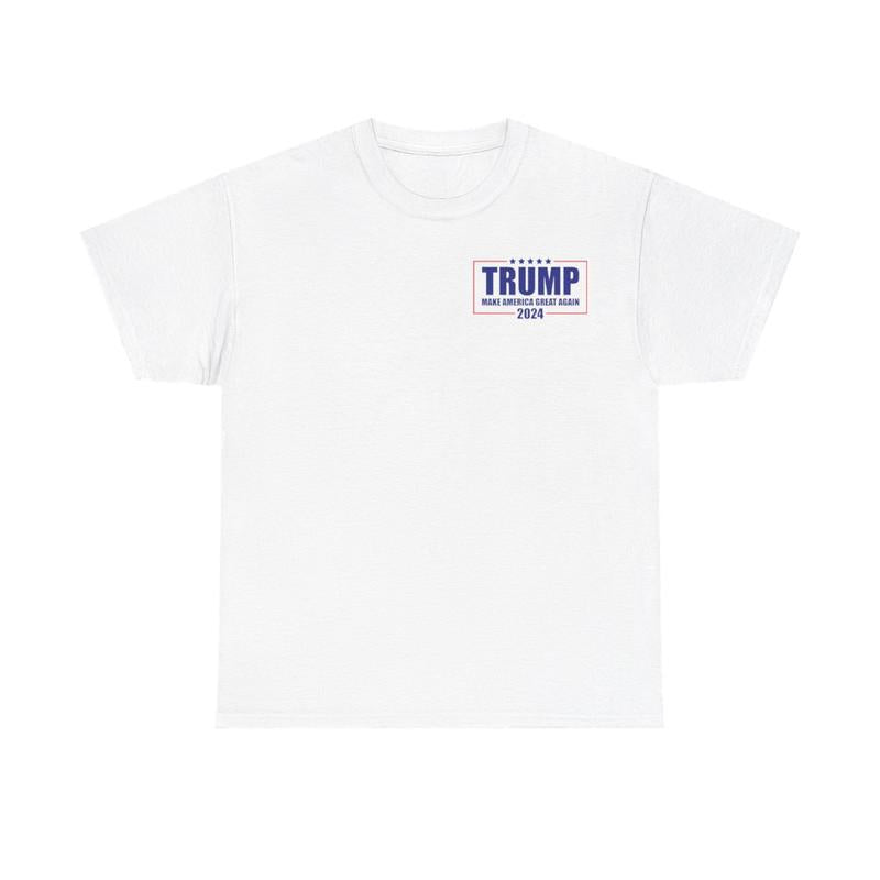 Make America Great Again - Trump 2024 - Trump Rally Shooter Tshirt - Trump You Missed - Trump Survived - USA Freedom - Donald J. Trump Unisex Heavy Co