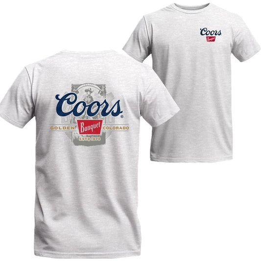 Coors Banquet Beer T-Shirt Full Colors , Coors Short Sleeve Tee, Unisex Shirt