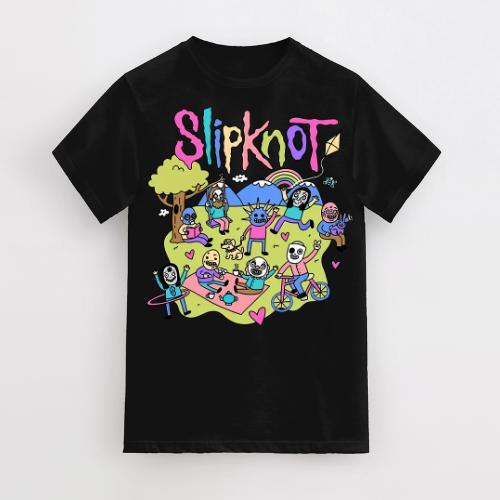 Slipknot Vintage T-Shirt, Slipknot Shirt, Slipknot Retro Shirt_Cotton T-Shirt, Perfect Tee, Gifts For Boyfriend and Girlfriend T-Shirt Classic Fabric