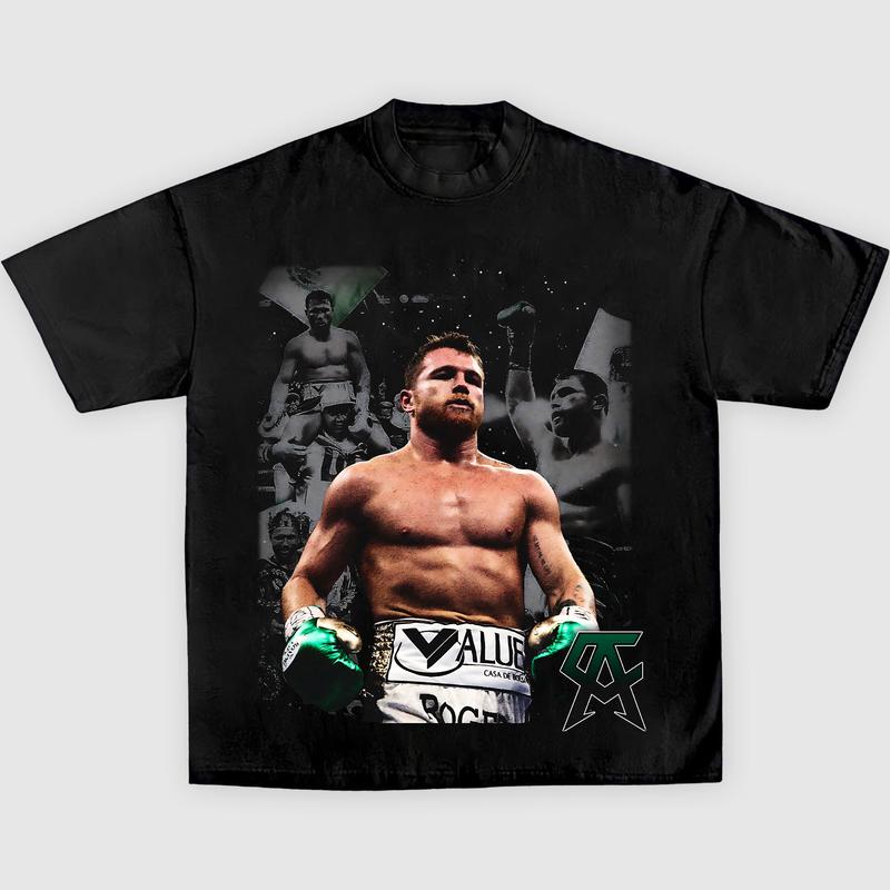 CANELO ALVAREZ TEE, Boxing T-shirt, Boxer Tee, Sports Shirt, Athletic Tee, Fitness Gift, Workout T-shirt Streetwear Crewneck Clothing