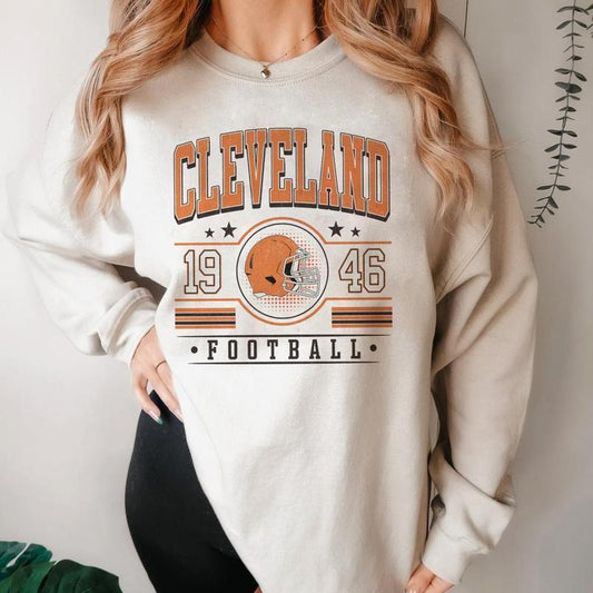 Cleveland American Football Team Shirt, Browns Fan American Football Shirt Tee
