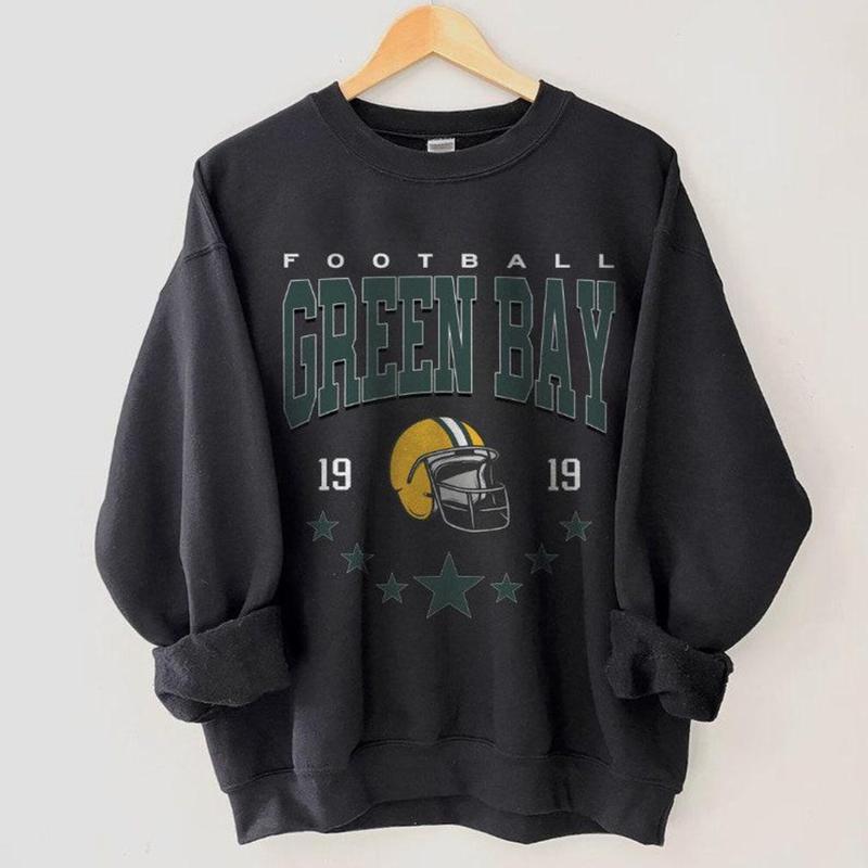 Green bay Football Sweatshirt, Vintage Style Green bay Football Crewneck, Football Sweatshirt, Green bay Crewneck, Football Fan Gifts