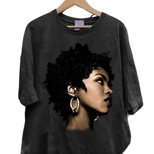 Exotic Lauryn Hill T-Shirt, Lauryn Unique Shirt, Pop Culture Tee, Hip Hop Graphic T-shirt