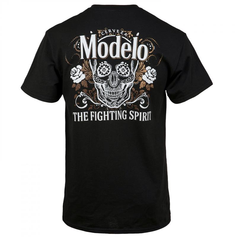 Modelo Especial The Fighting Spirit Sugar Skull T-Shirt - 2 Side - Styles for Every Occasion - Size Range for Everyone - Men's and Women's Choices - C