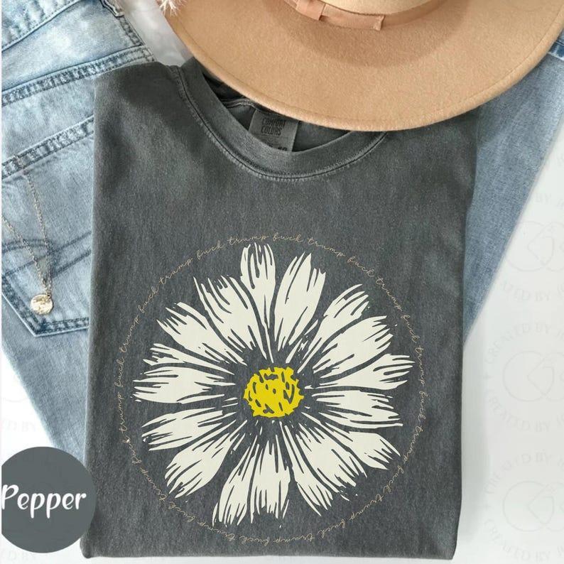 Subtle Anti Trump Sweatshirt TShirt, Fuck Trump Shirt, Feminist Shirt, Anti Maga Shirt, Retro Graphic Tee, Soft Cotton, Streetwear