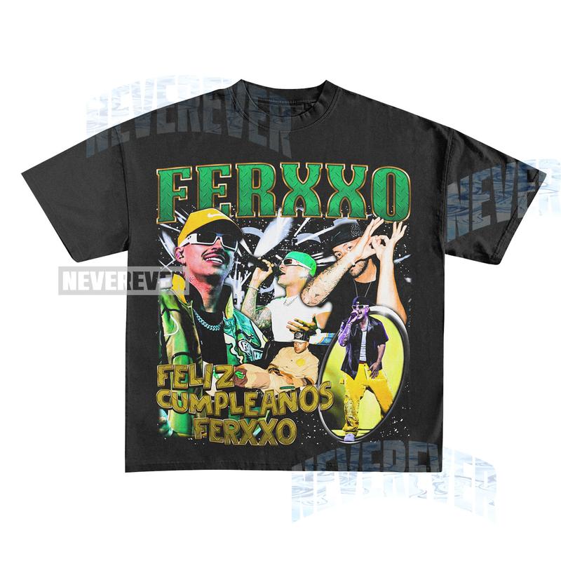 FELIZ CUMPLEAÃ‘OS Ferxxo shirt  90s Reggaeton retro tee  Bootleg rap tee  Vintage 90s rap tee  Reggaeton Vintage T Shirt  Ferxxo Shirt