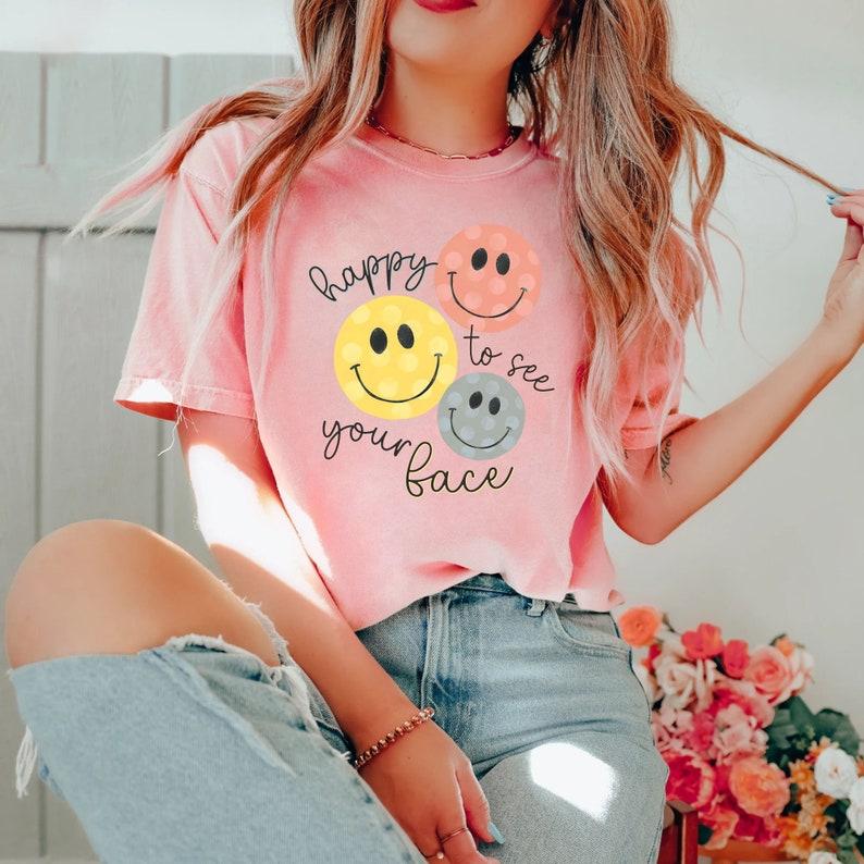 Happy To See Your Face Shirt, Back To School Teacher Shirt, Shirts for Teachers, Teacher Life Shirt, Teacher Appreciation, New Teacher Gifts, gift for