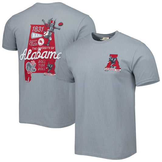 Alabama Crimson Tide Graphite Vault State T-Shirt
