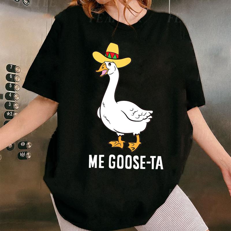 Me Goose Ta Mexican Funny Spanish Goose Pun T-Shirt