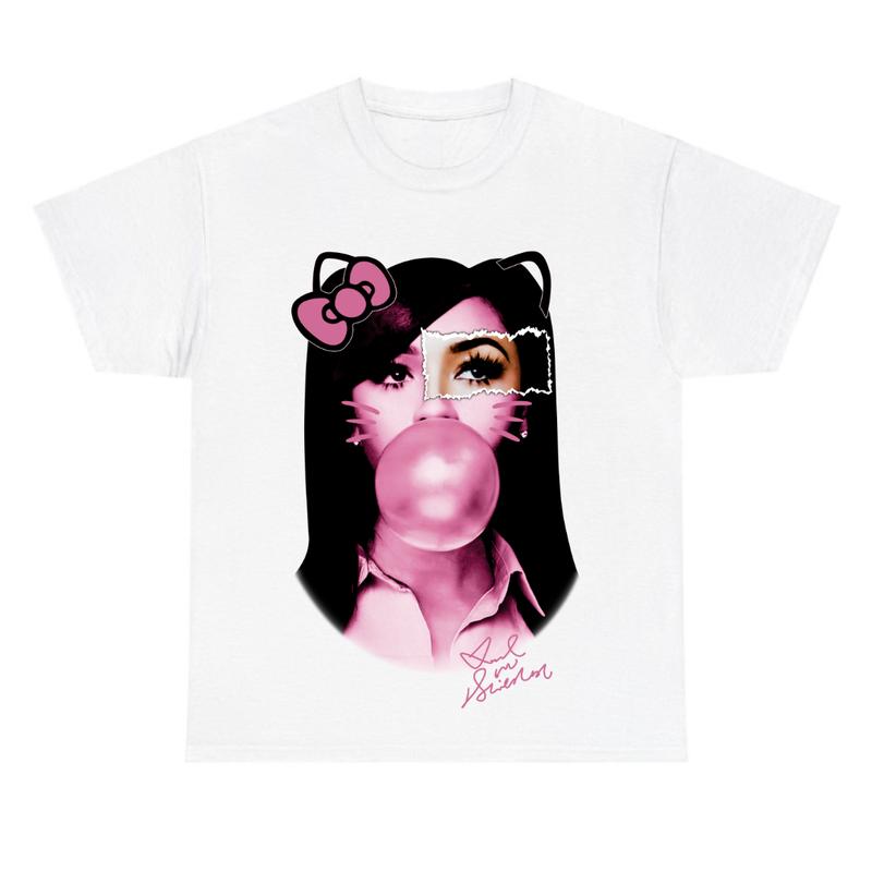 Pink Mariah Eyes Concert T-Shirt Cotton  Top