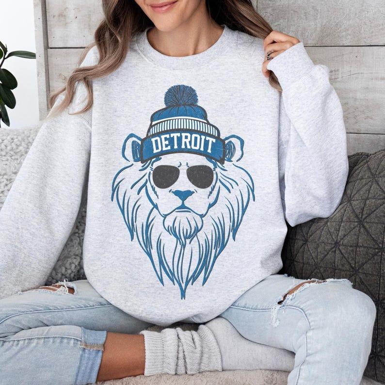 Detroit Football Sweatshirt, Detroit Football Tee, Sunday Football, Game Day Shirt