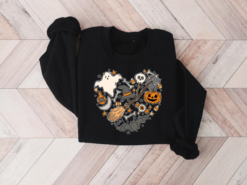 Halloween Doodles Hearth Crewneck Sweatshirt, Hoodie, T-shirt