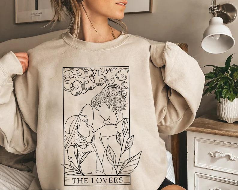 Howl's Moving Castle Sweatshirt, Howl and Sophie T-Shirt, Ghibli Shirt, Studio Ghibli Gift, Anime Howls Moving Castle Shirt, Anime shirt, Harajuku Clo