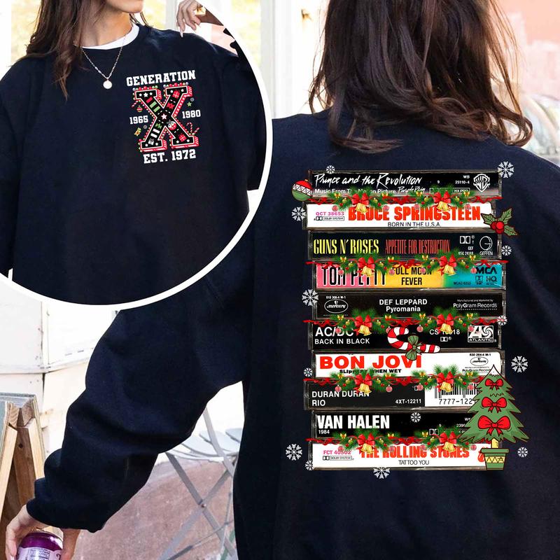 Gen X Christmas New T-Shirt Proud Members, Vintage Inspired Humor, Sarcasm Quotes