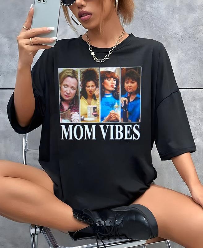 Mom Vibes Shirt, Sitcom T-Shirt, Sweatshirt, Hoodie  Available in Sizes S-3XL favorite Collar Cotton