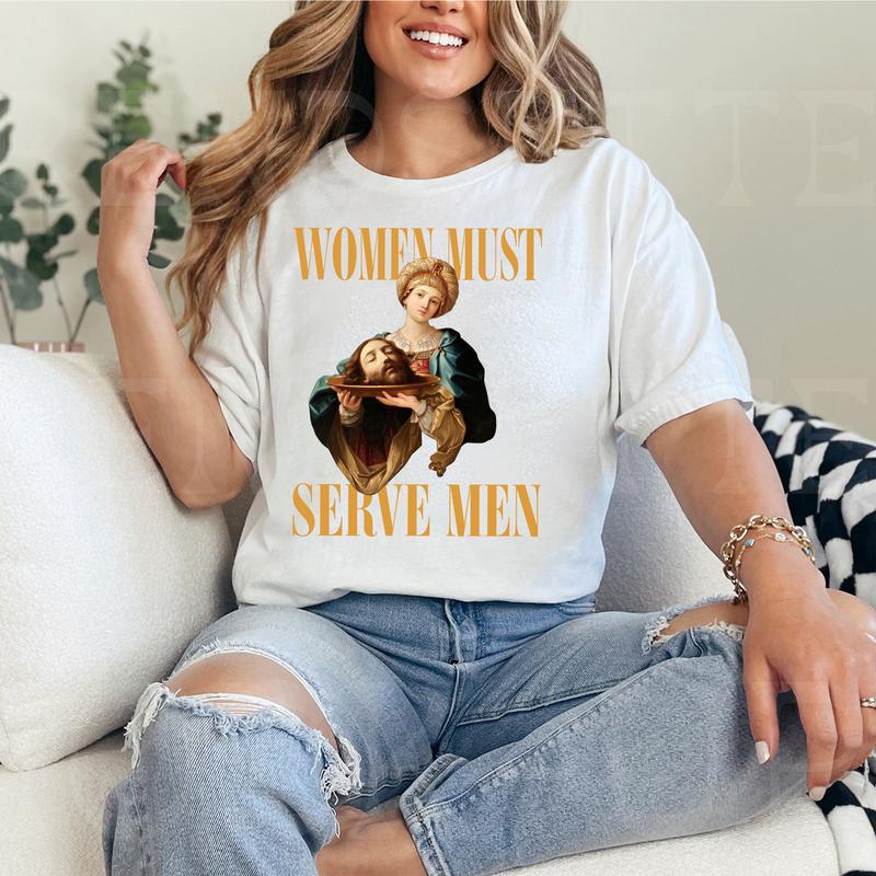 WÐ¾mÐµn Must SÐµrve Men Shirts