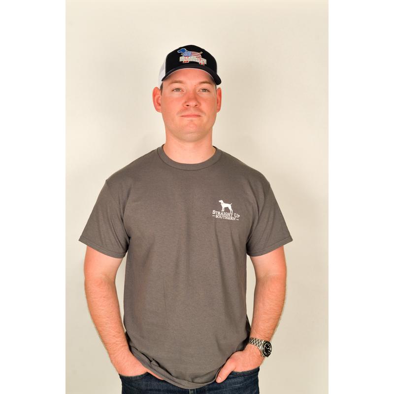 I'd Smoke That - Hog Silhouette T-Shirt - Grey