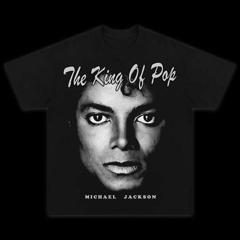 MICHAEL JACKSON BIG FACE GRAPHIC TEE - STREETWEAR