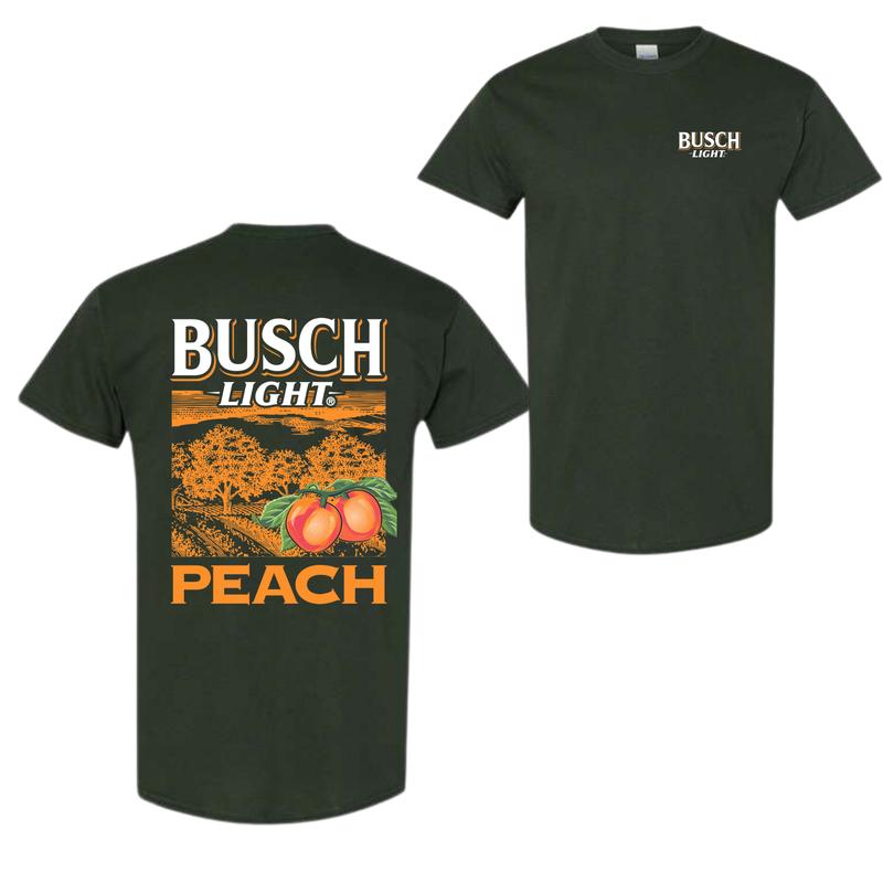 Busch Light Summer Peach Graphic Printed T-shirt, Sweater and Hoodie, Gift for Women and Men