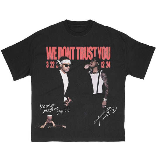 Metro Boomin and Future Shirt, We Don't Trust You Shirt, Rap Merch, Hip Hop Album, Future Freebandz, Metro Boomin, 21 Savage, Rap Shirt, Crew Neck, Sh