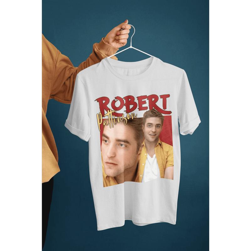 Robert Pattinson Shirt,Robert Pattinson Tshirt,Robert Pattinson Vintage 90S Design Style Unisex Tee T Shirt,Edward Cullen T-Shirt T-Shirts Clothing