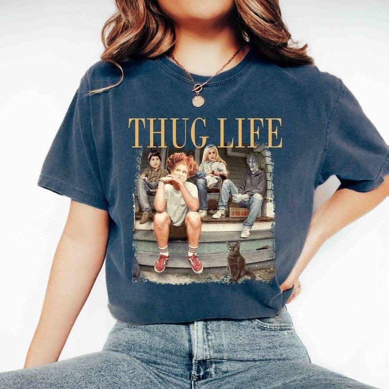 Limited The Golden Girls Thug Life Haloween T-Shirt , Gift For Woman and Man Unisex Graphic Tee Fans Gift golden girls Casual Comfort Cotton Fabric