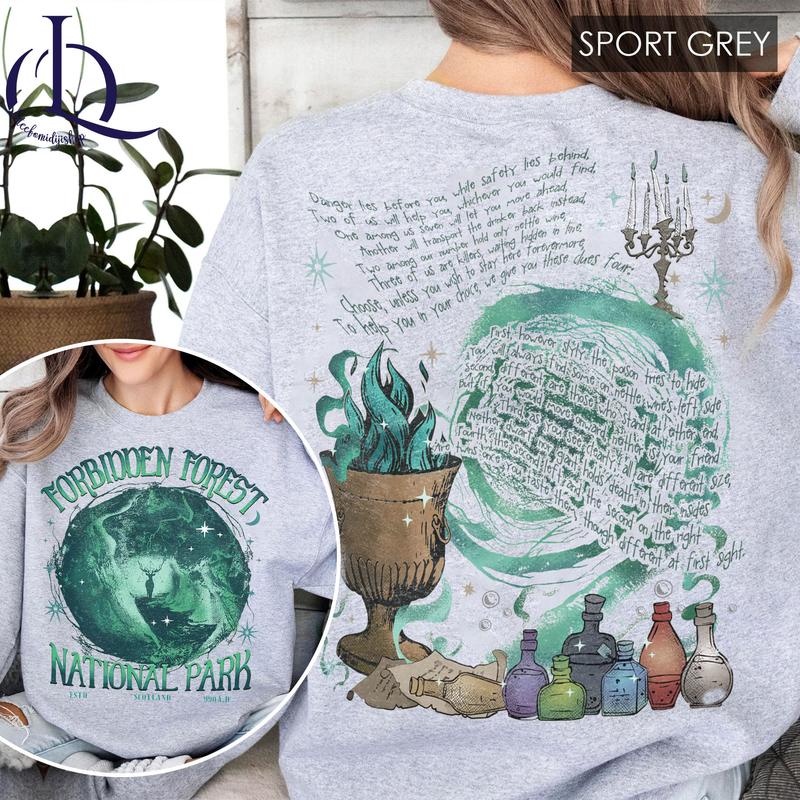Harry Potter National Park Wizard Shirt, Forbidden Forest Sweatshirt, Wizard Shirt, Hogwarts House Sweatshirt, HP Wizard Shirt, Harry Potter Shirt, Bo