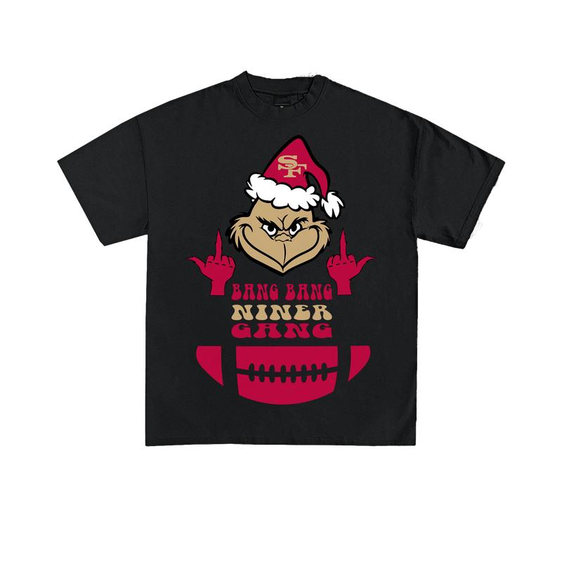 Gr!nchmas SF Graphic Tee Woman Shirt Football Fan Gift