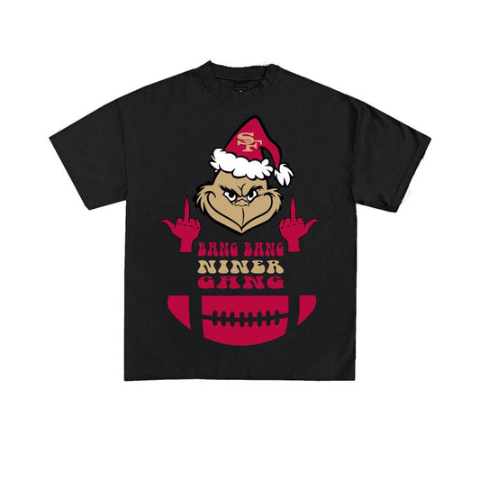 Gr!nchmas SF Graphic Tee Woman Shirt Football Fan Gift