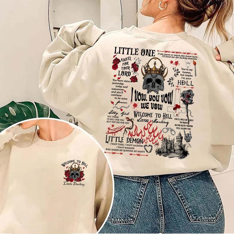 The Ritual Shantel Tessier Book Quote 2 Sides Sweatshirt, Dark Romance Novel Fan, Smut Books Shirt, Book Lover Shirt, House of Lords Sweatshirt, Booki