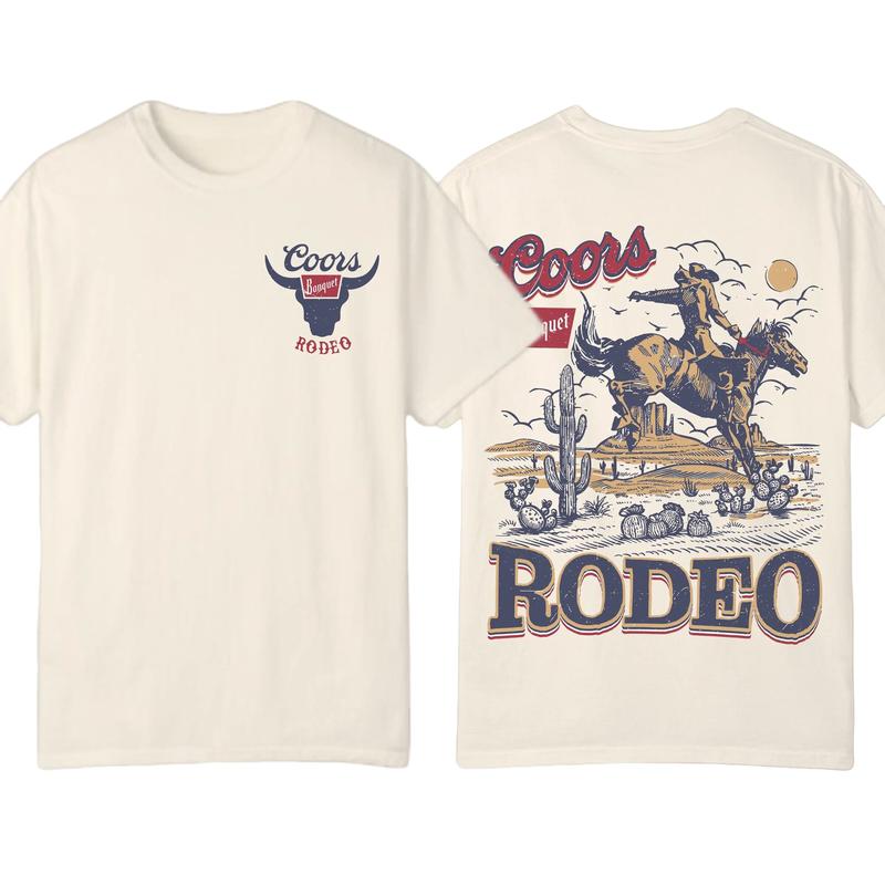 Coors Rodeo Vintage Graphic T-Shirt, Retro Cowboy Shirt, Coors Rodeo Sweatshirt, Hoodie