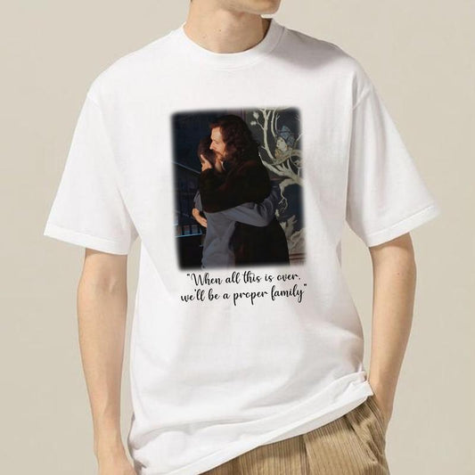 HP Father's Day Black Siriux and His God Son Sweatshirt Hoodie Shirt Cotton Fit, T-Shirt Father's Day Gift