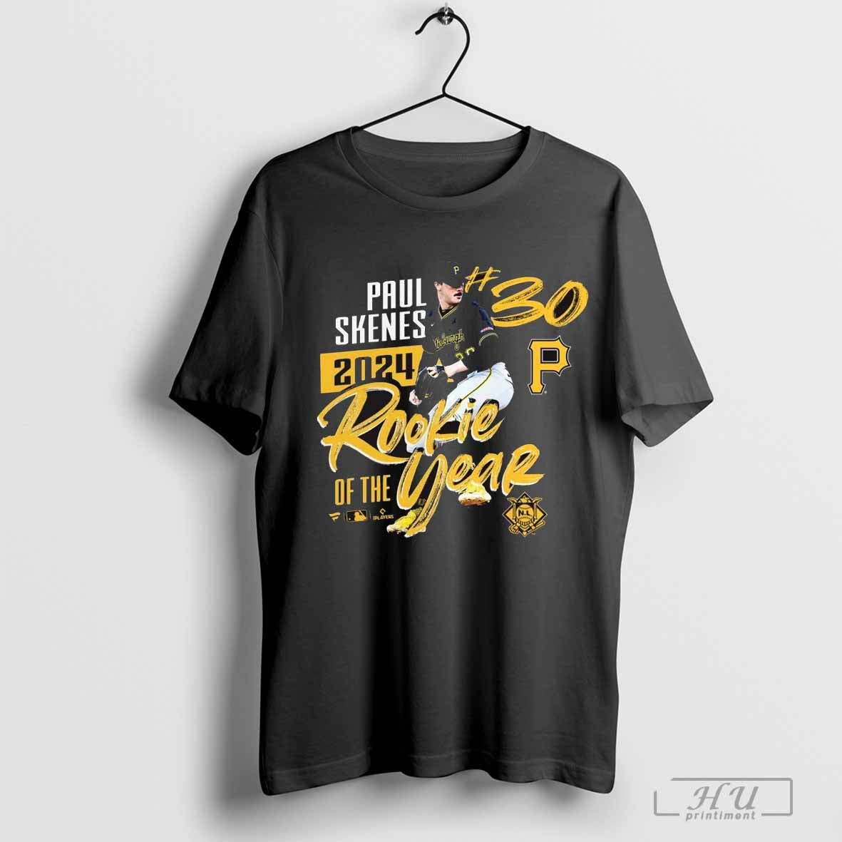Paul Skenes Pittsburgh Pirates 2024 National League Rookie Of The Year MLB T-shirt