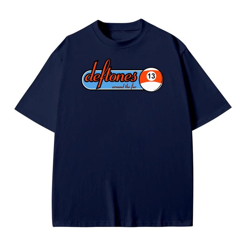 Deftones Around the Fur 13 Ball Tour Concert T-Shirt Menswear Top