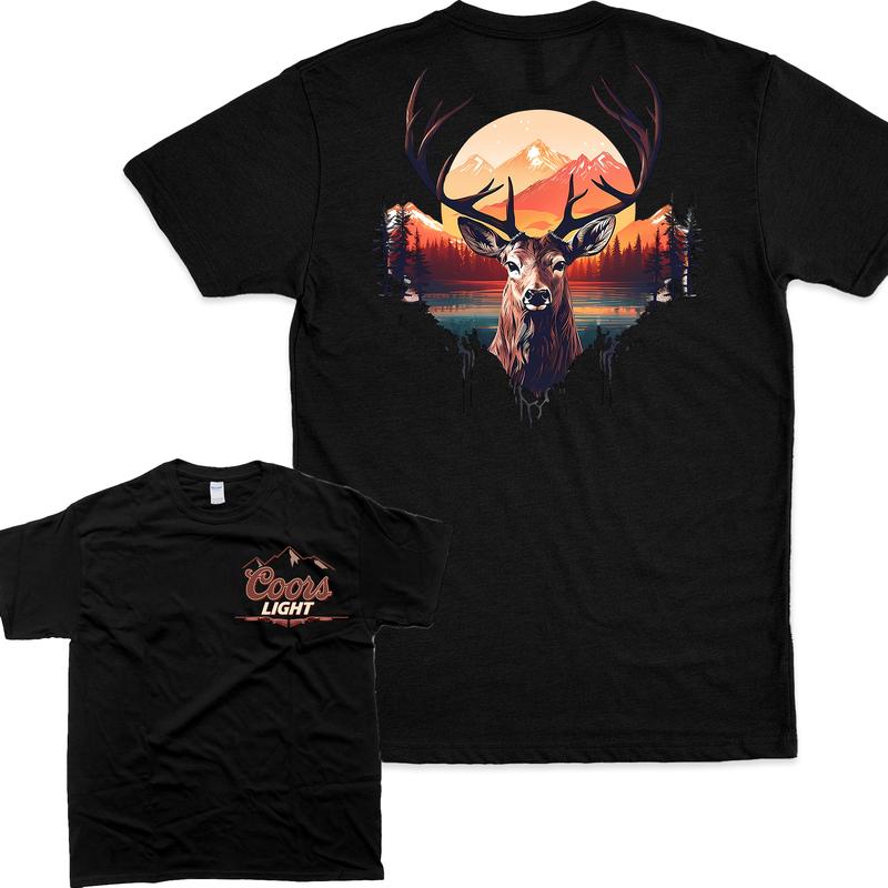 Summer Hunting Deer T-Shirt, Coors Light Hunting T-Shirt, Unisex Shirt, Shirt For Men, Shirt For Women