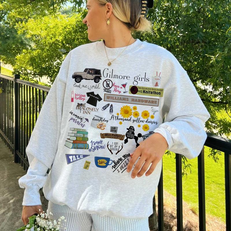 Jeep Version Gilmore Girls Sweatshirt,Stars Hollow Shirt, Stars Hollow Sweatshirt, Stars Hallow Luke's Shirt, Lukes Diner Sweatshirt, Gilmore Girls Sw