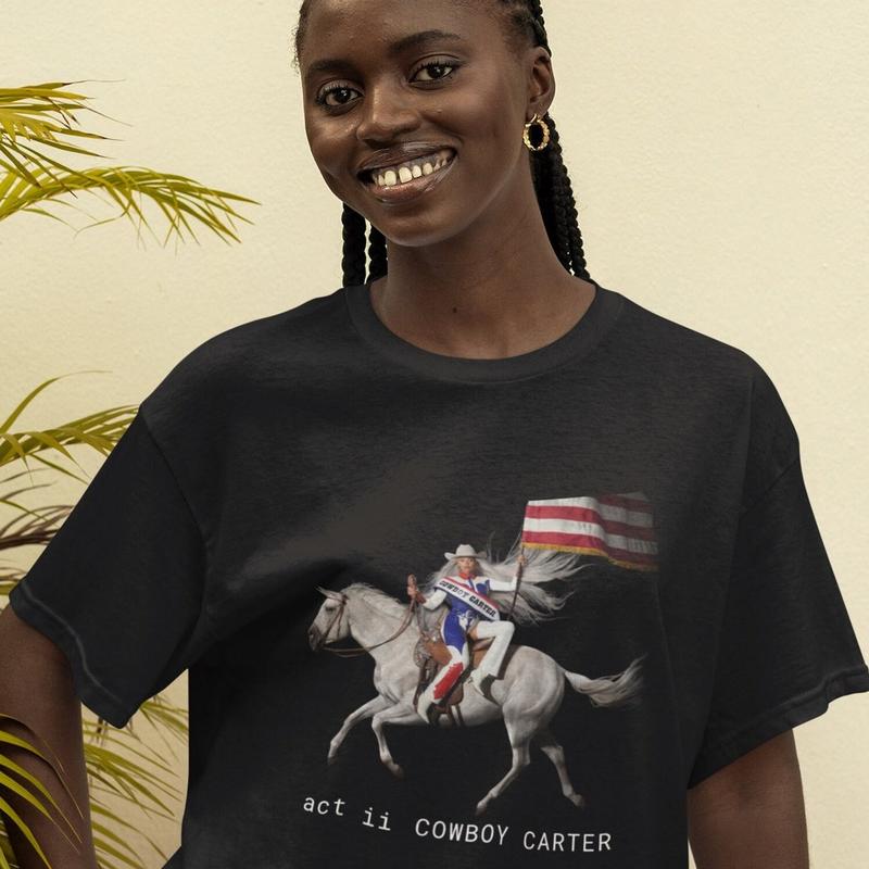 Beyonce Cowboy Carter Album Tee, Levii's Jeans Shirt, Beyhive Exclusive Merch, Cowboy Carter Tee, Beyonce Shirt Menswear Top Underwear Streetwear Tshi