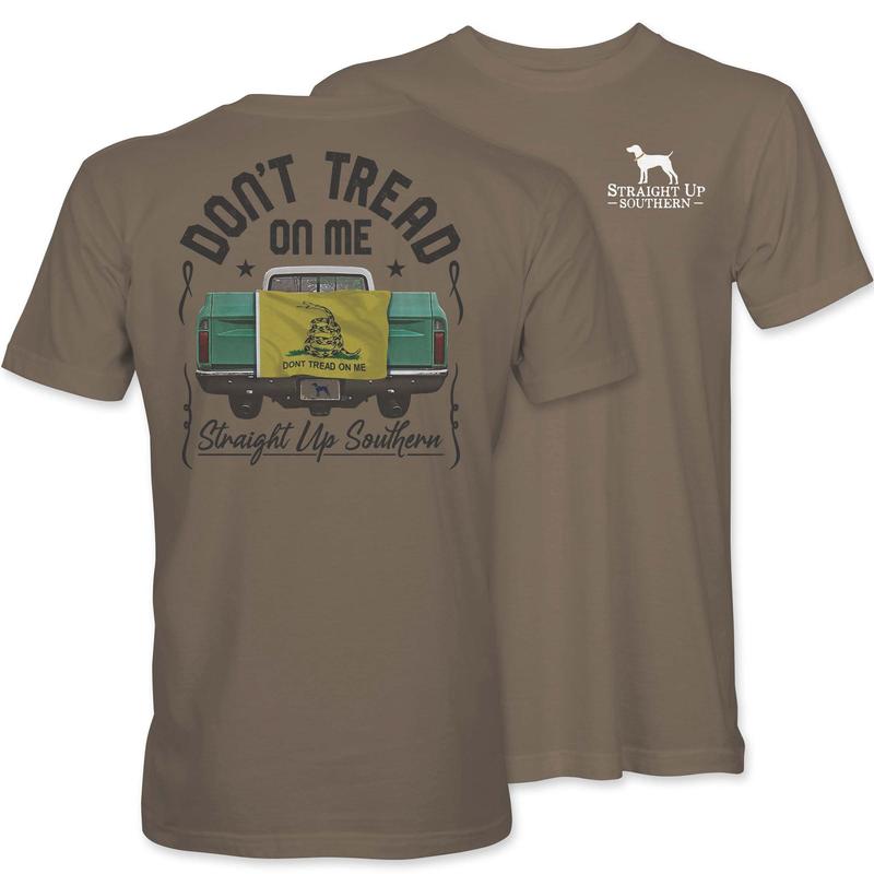 Straight Up Southern Don't Tread Truck T-Shirt â€“ Brown Savannah