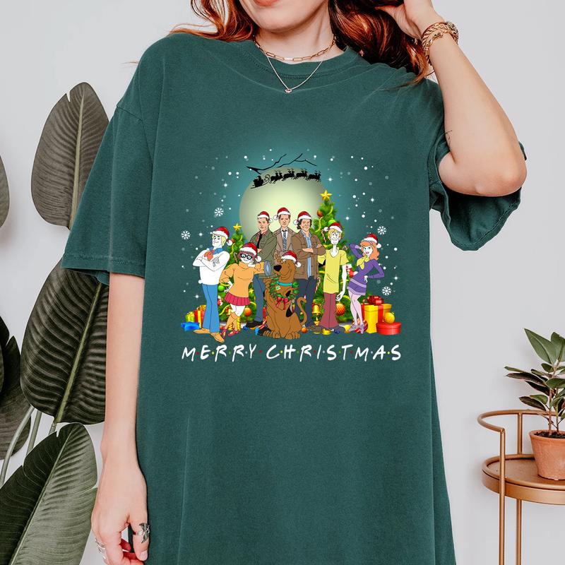 Supernatural Christmas T Shirt, Merry Christmas Supernatural T Shirt, Gift For Woman and Man Unisex T-Shirt Sweatshirt Hoodie Casual Cotton