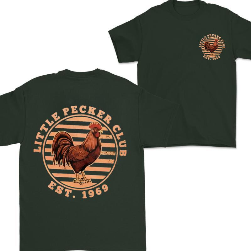 LITTLE PECKER CLUB EST.1969 T-SHIRT, VINTAGE Tee - 2 side, Gift for Men , Gift For Women