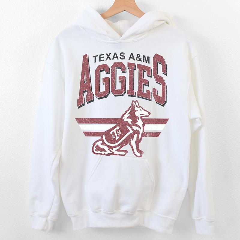 Texas A&M Aggies Vintage NCAA Sweatshirt, University Football Shirt, Classic Gift for Fans, Cotton, T-Shirt, Hoodie, Unisex Sport Style Collection