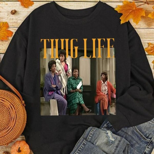 Thug Life Tee Shirt, Ladies of 227 Shirt, Vibes Mom Shirt, 80s TV Show T-Shirt, Ladies of 227 Fan Shirt, Gift For Fan
